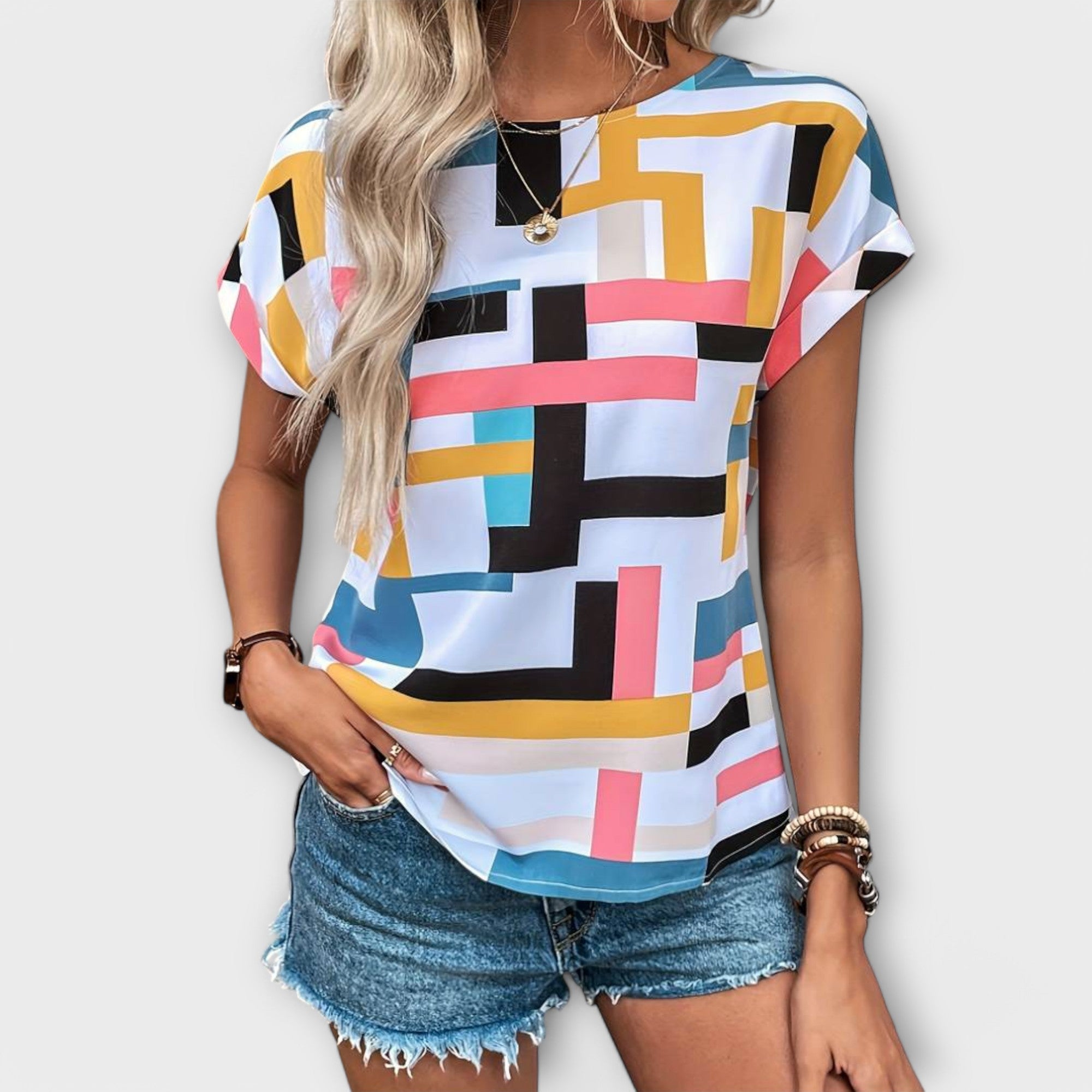 Blusa de Manga Corta