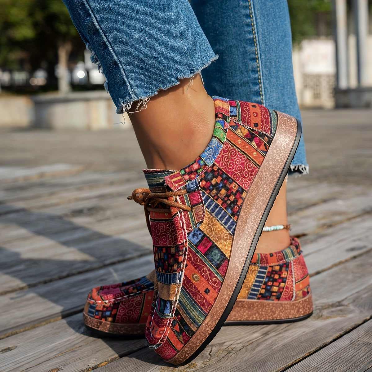 Rosa | Zapatos de Mujer Retro Coloridos