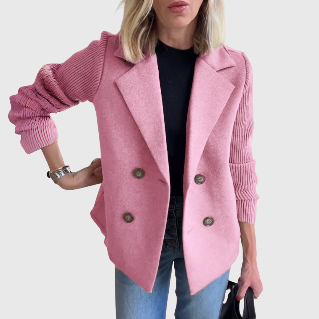 Jimena | Blazer Elegante con Mangas de Punto