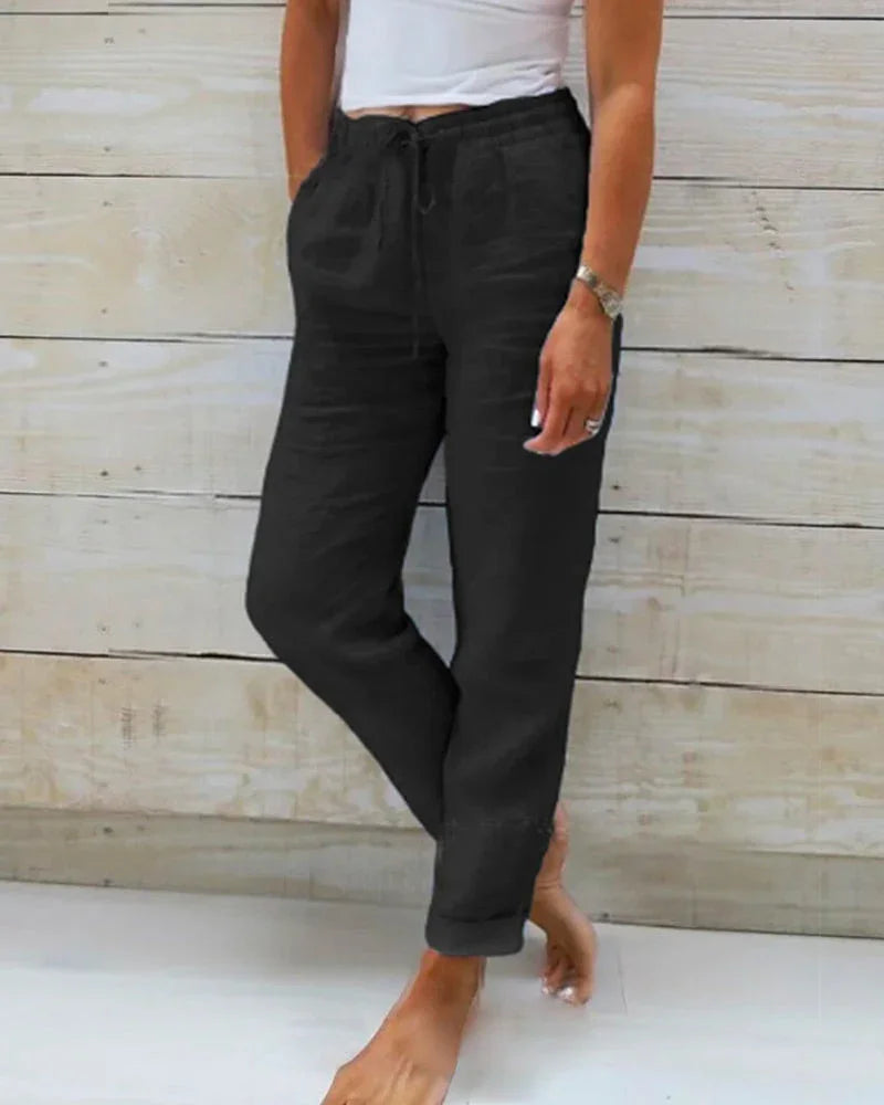 Luci | Pantalón Casual con Cordón - ¡Dos por uno!