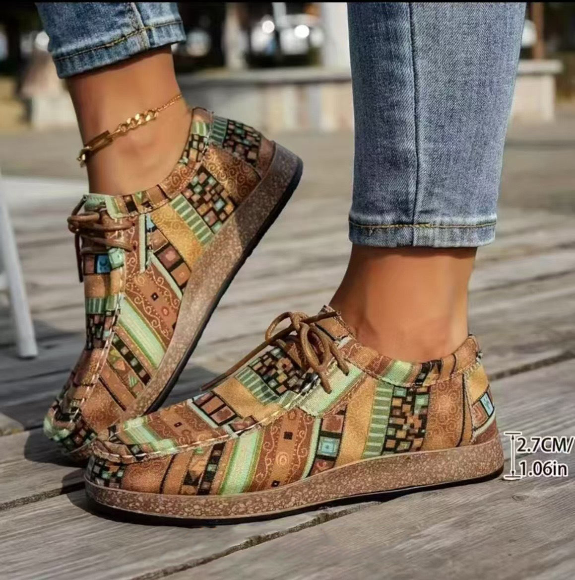 Rosa | Zapatos de Mujer Retro Coloridos