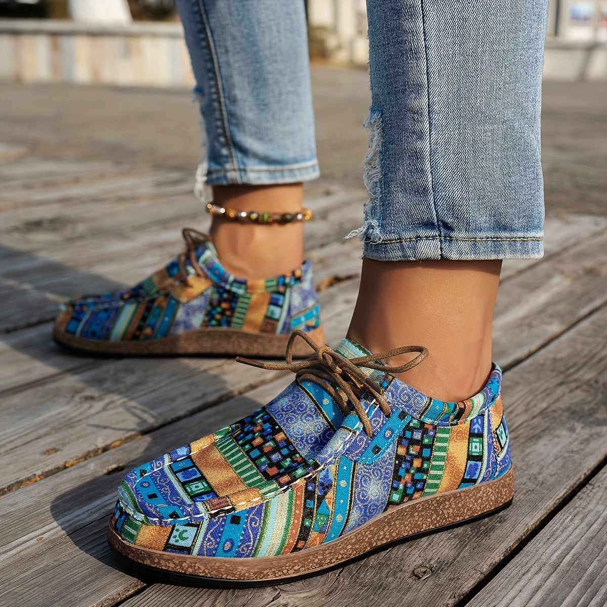 Rosa | Zapatos de Mujer Retro Coloridos