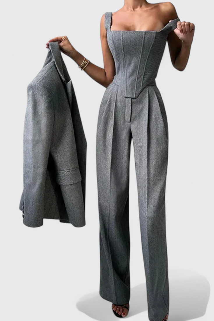 Traje de Pantalón para una Elegancia Confiada
