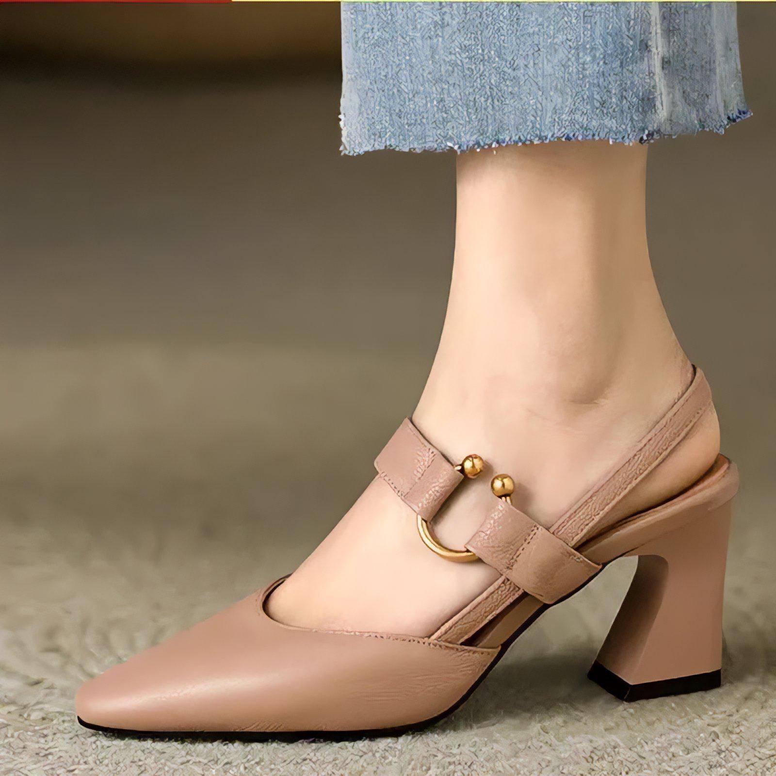 Zapatos de tacón cómodos y elegantes