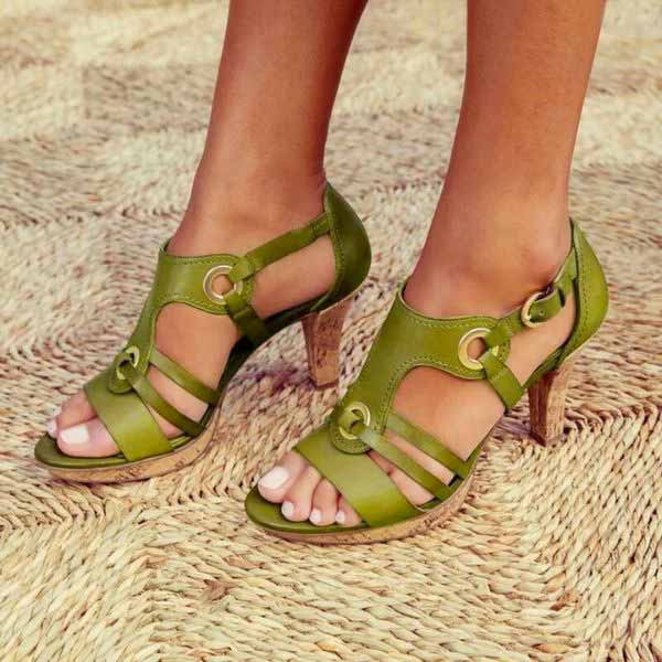 Sandalias con tacón