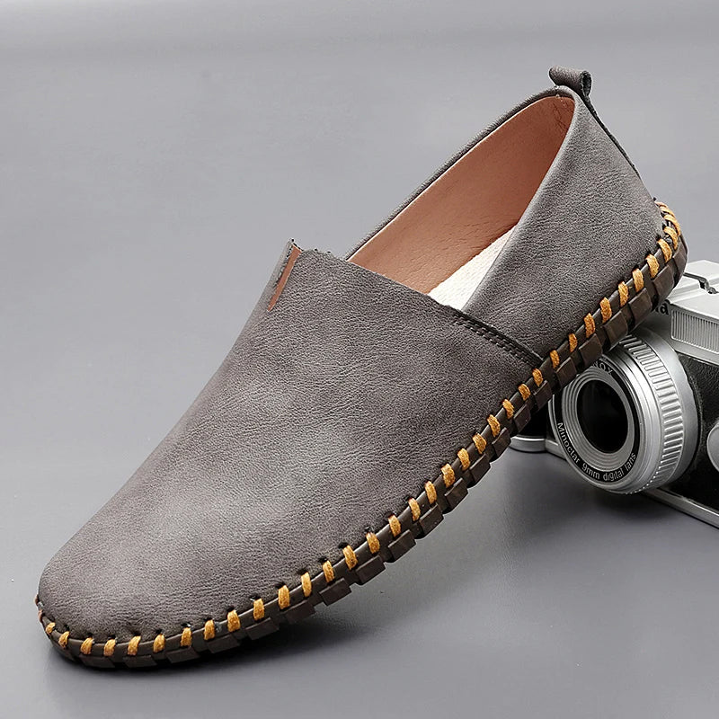 Mocasines de piel