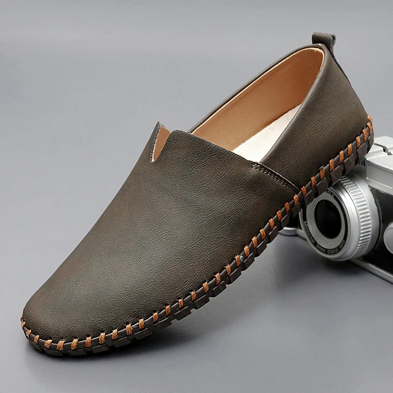 Mocasines de piel