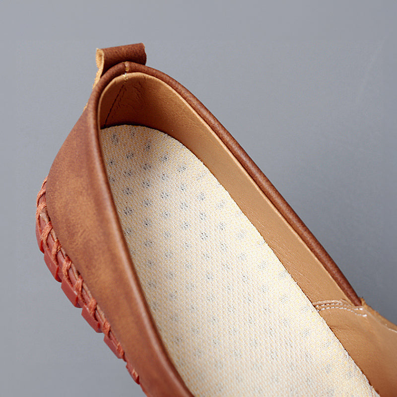 Mocasines de piel