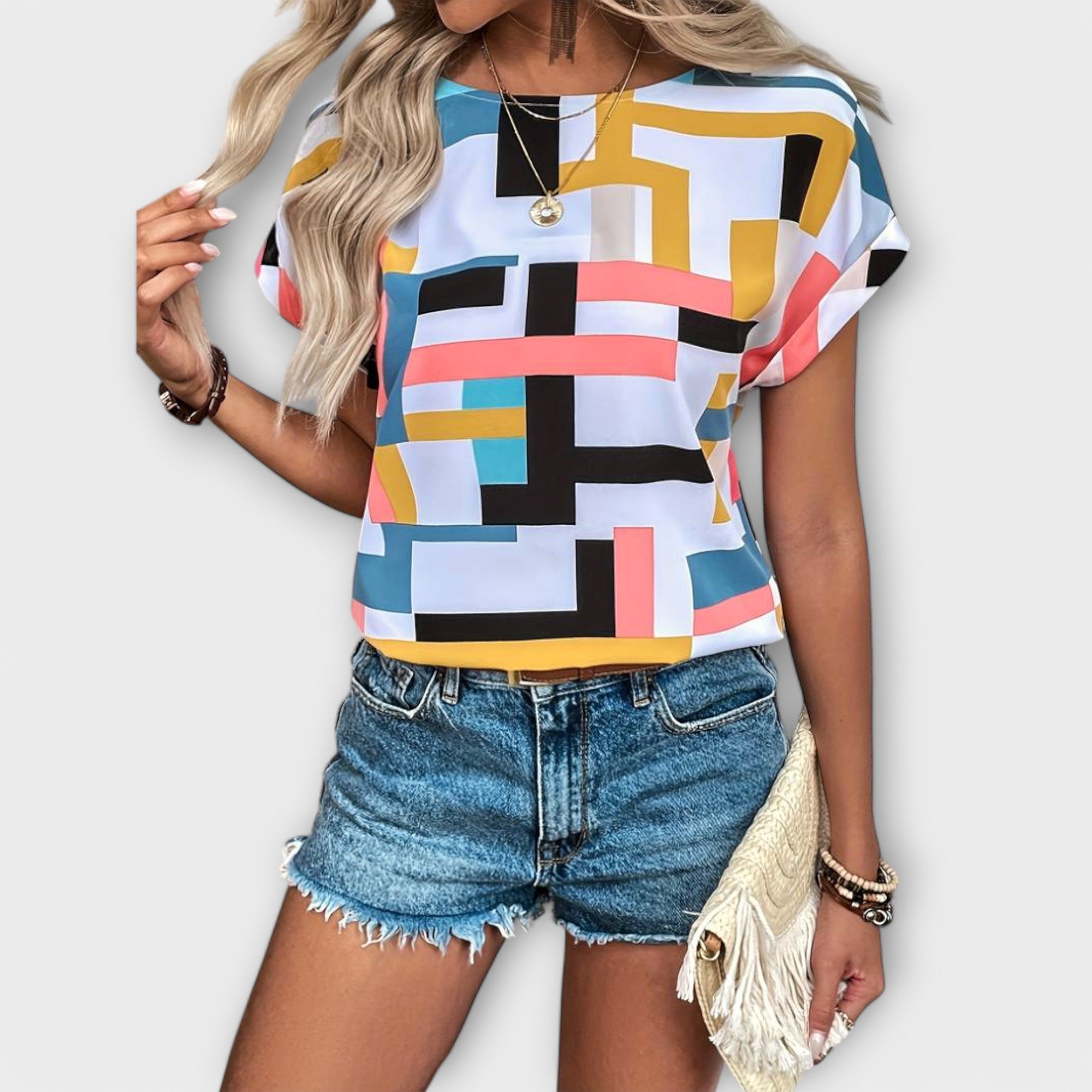 Blusa de Manga Corta
