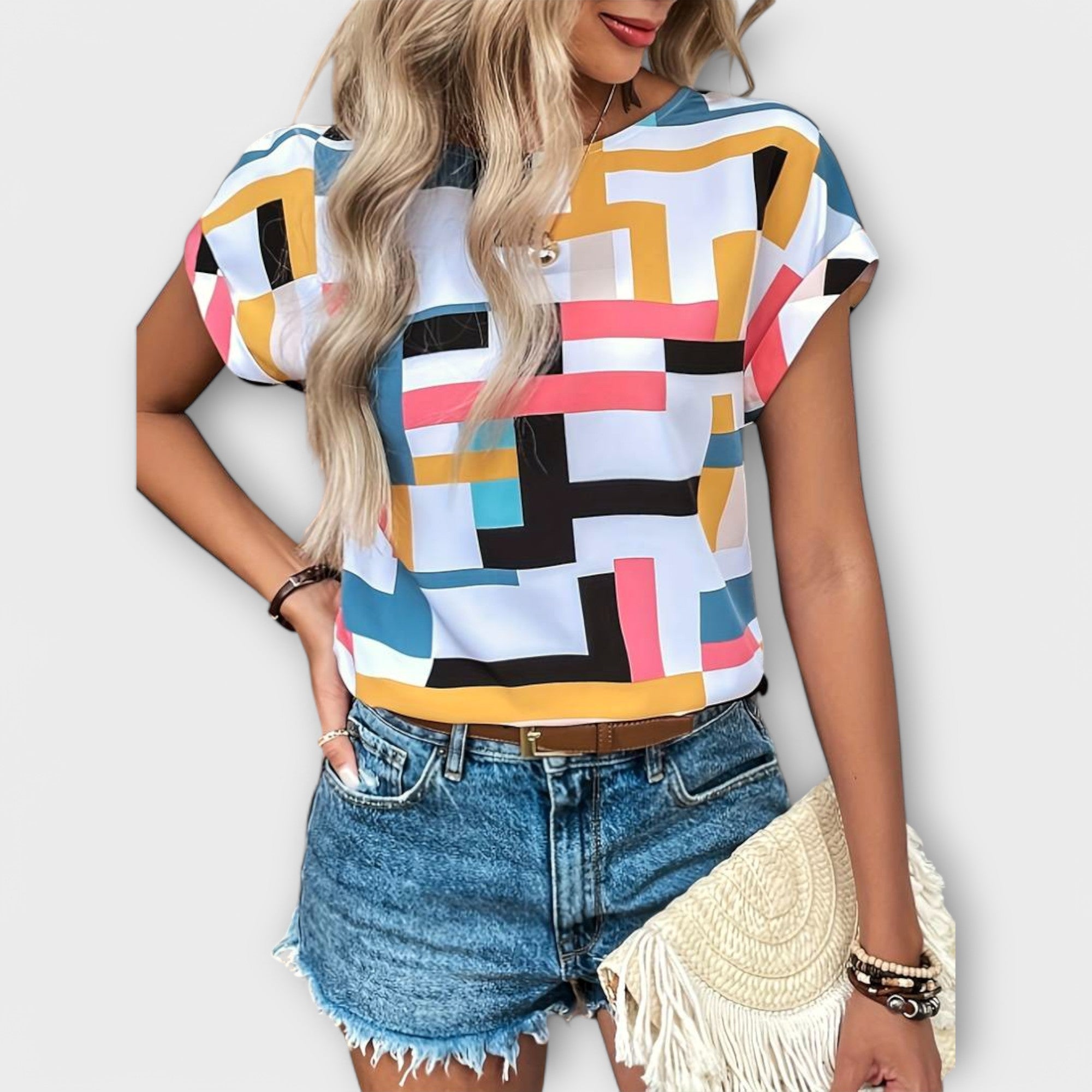 Blusa de Manga Corta