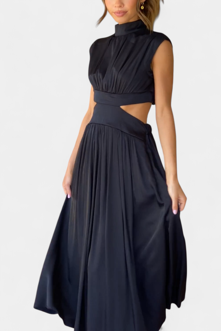 Conjunto de Vestido con Abertura Lateral