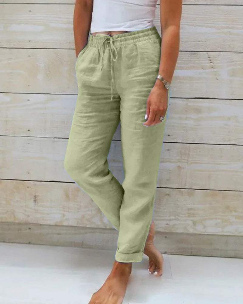 Luci | Pantalón Casual con Cordón - ¡Dos por uno!