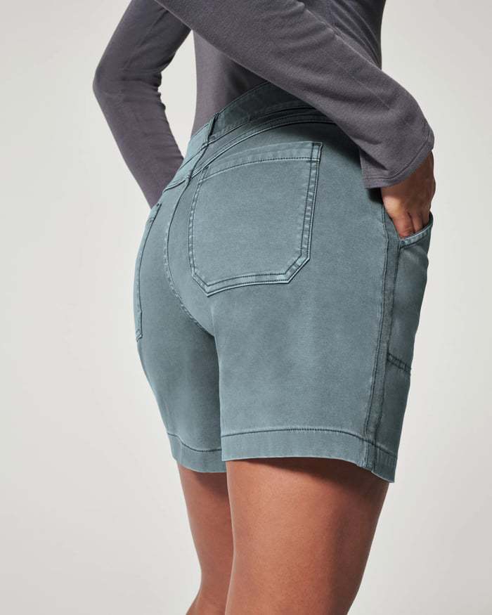 Camila | Shorts esenciales de sarga