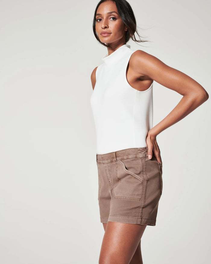 Camila | Shorts esenciales de sarga