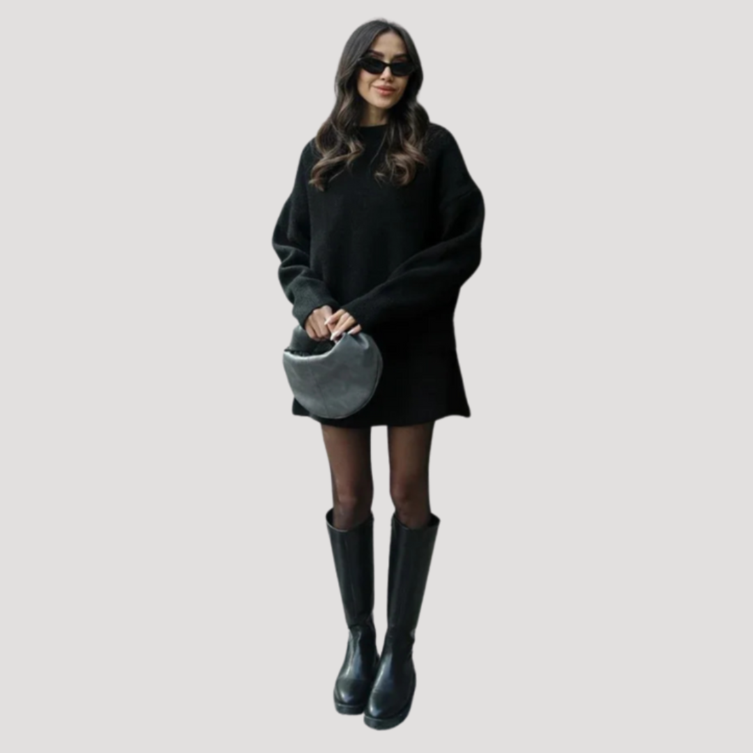 Clara  | Conjunto de falda de punto (Top + Falda)