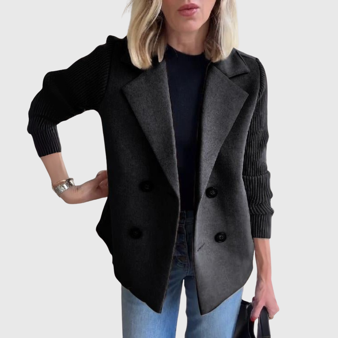 Jimena | Blazer Elegante con Mangas de Punto