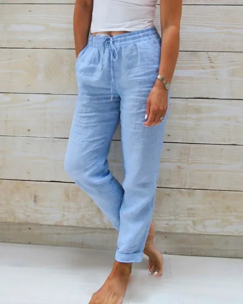 Luci | Pantalón Casual con Cordón - ¡Dos por uno!