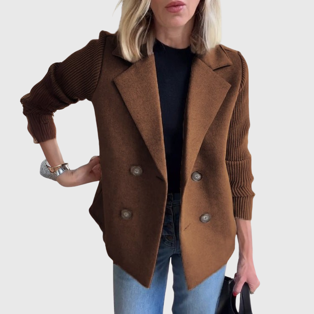 Jimena | Blazer Elegante con Mangas de Punto