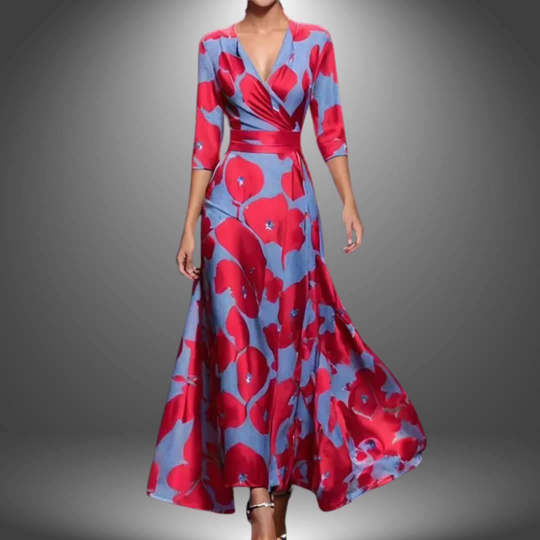Vestido largo hecho a mano