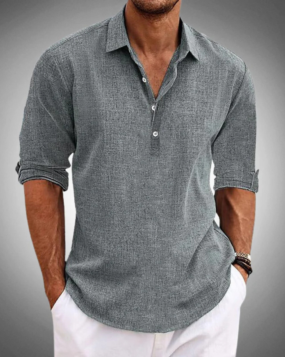 Saventi | Camisa Clásica de Algodón