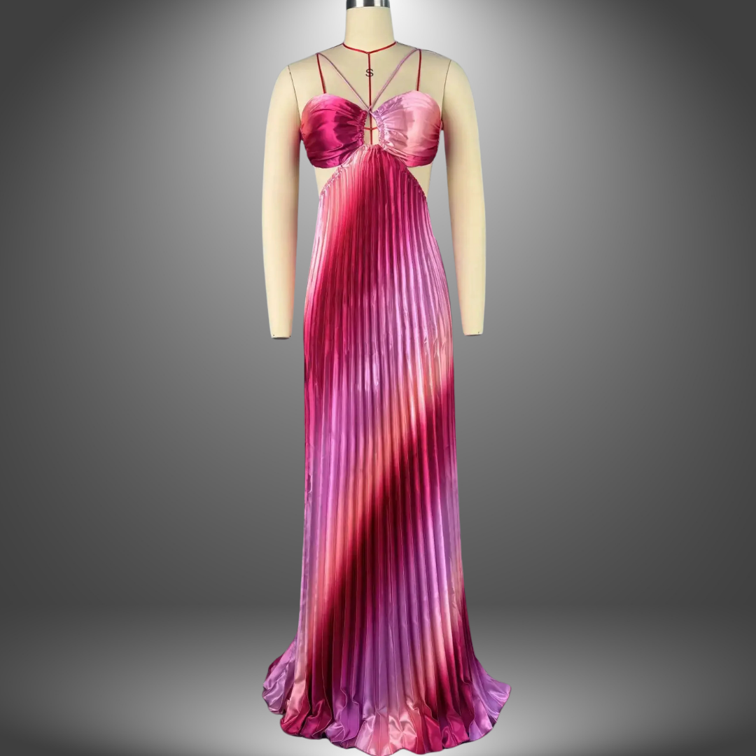 Vestido brillante hecho a mano