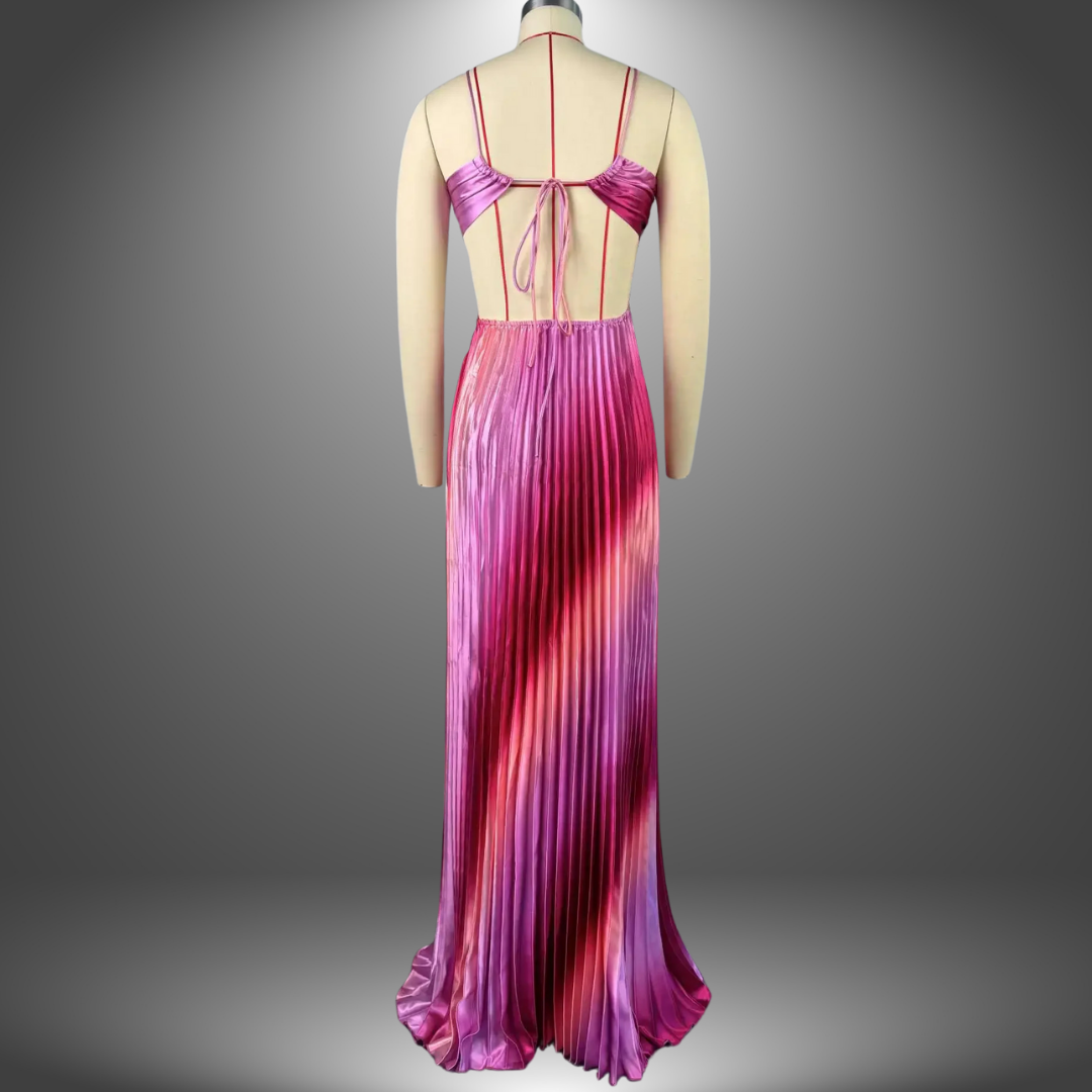 Vestido brillante hecho a mano