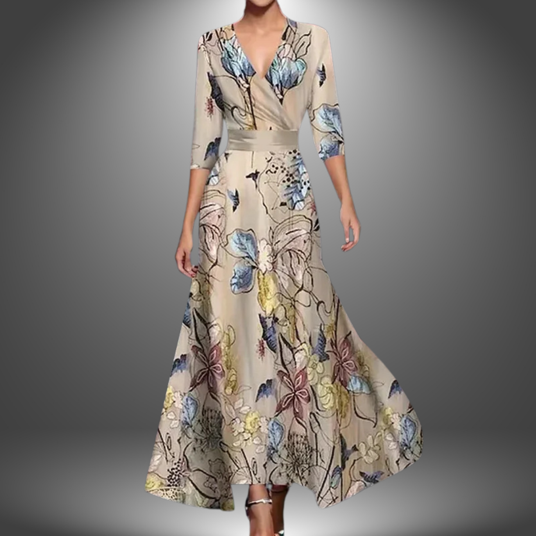 Vestido largo hecho a mano