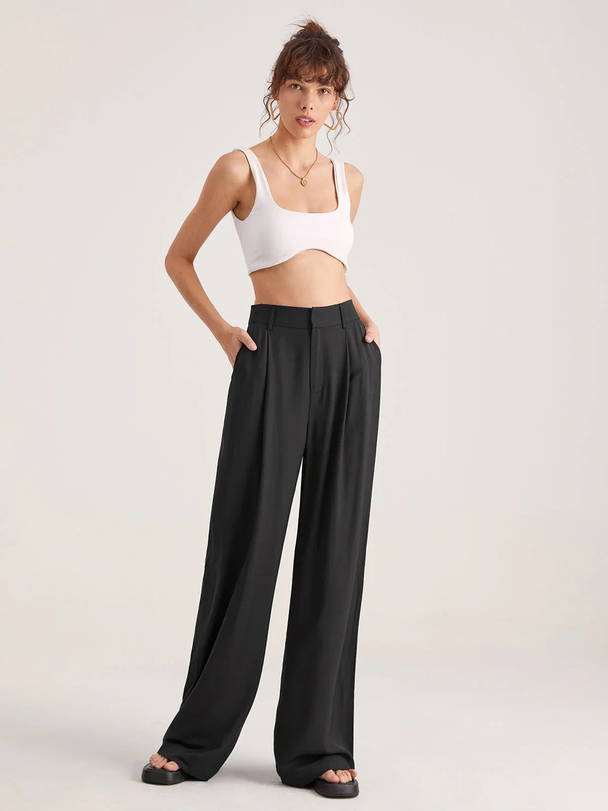 Sofia™ | Pantalón holgado de vestir