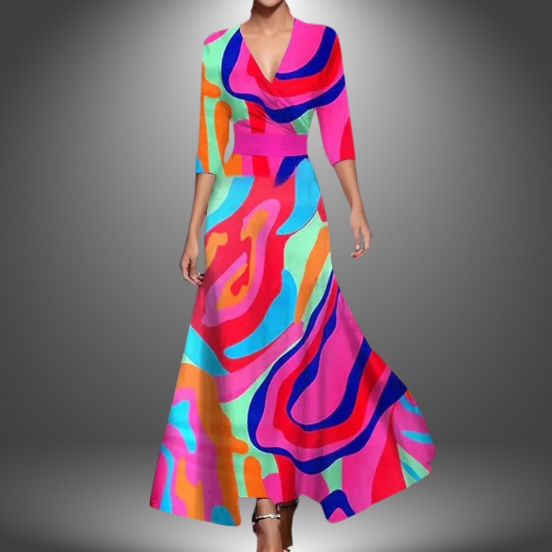 Vestido largo hecho a mano