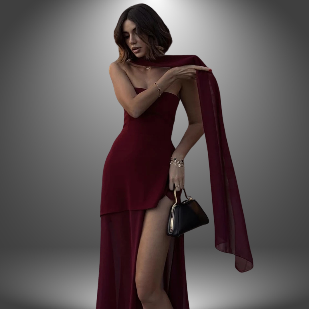 Elegante vestido de noche