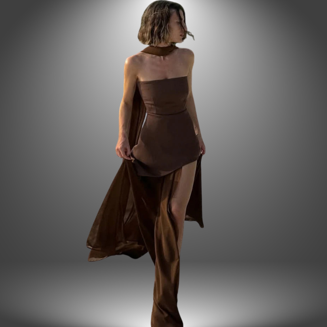 Elegante vestido de noche