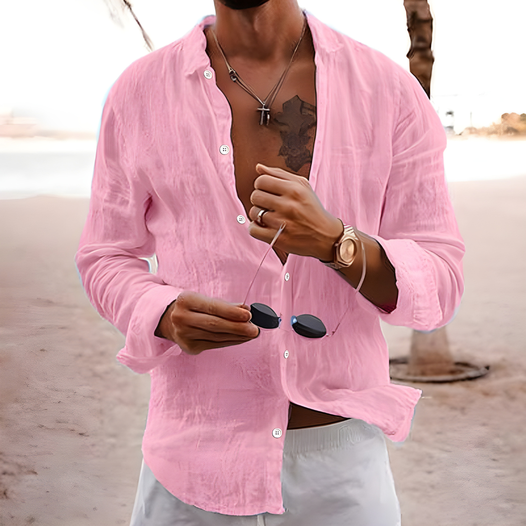 Miguel | Camisa de verano en algodón natural