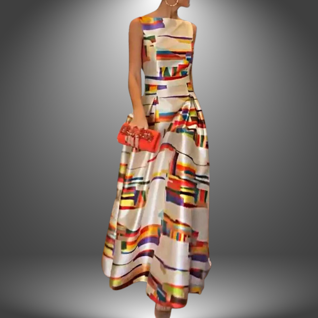 Vestido largo casual hecho a mano