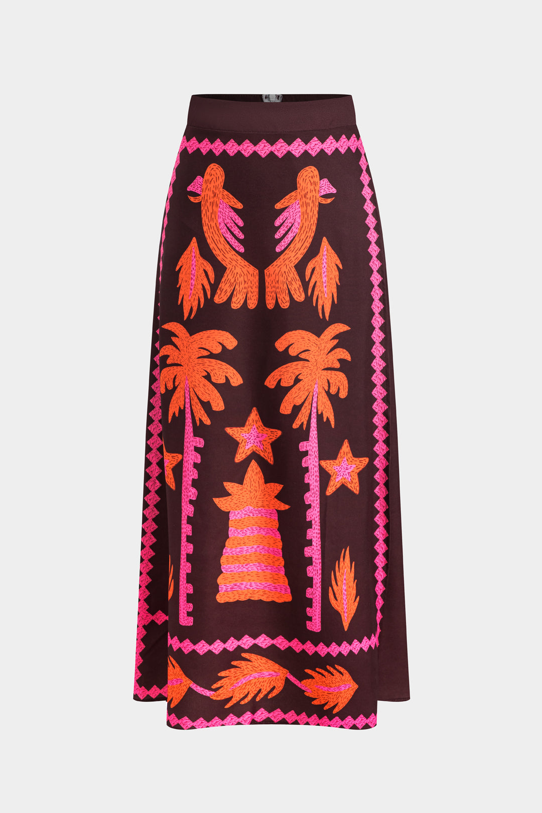 Conjunto de Top y Falda Recortada Coconut Palm