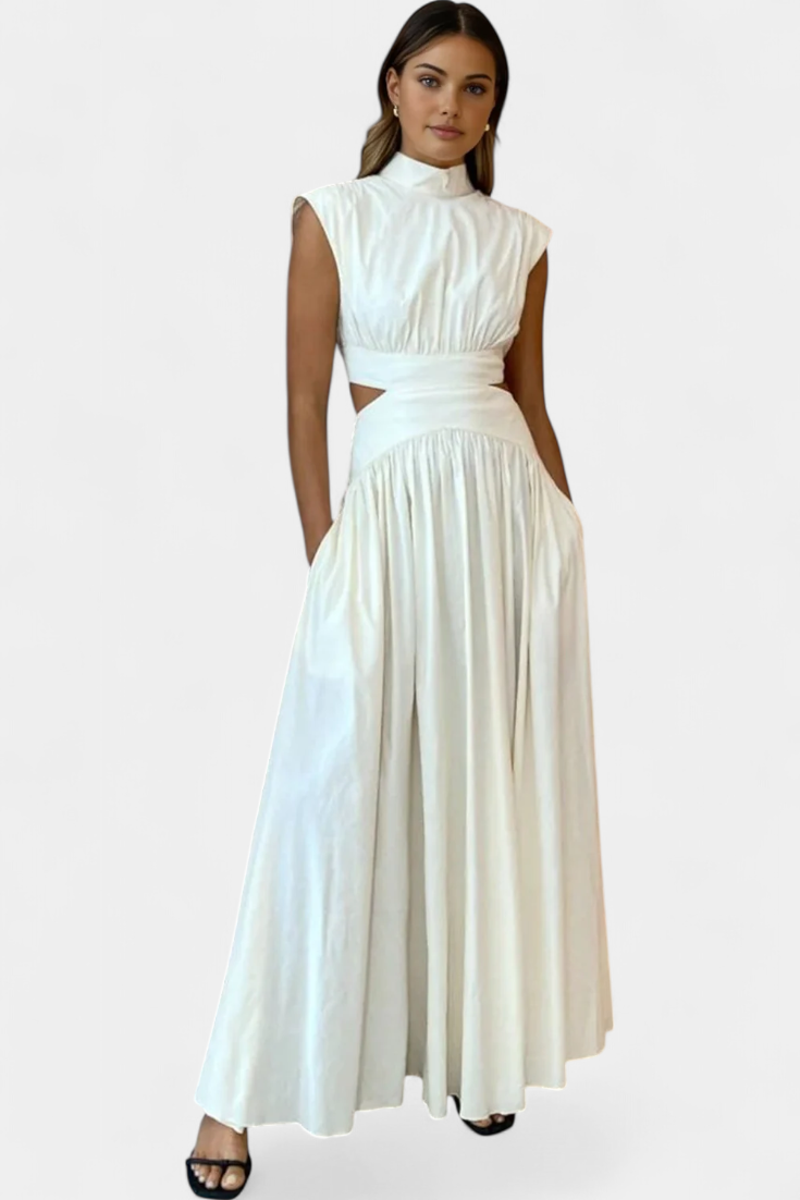 Conjunto de Vestido con Abertura Lateral