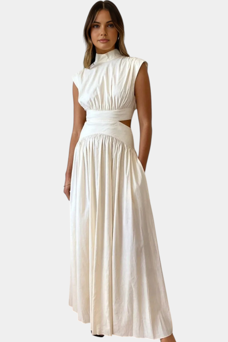 Conjunto de Vestido con Abertura Lateral