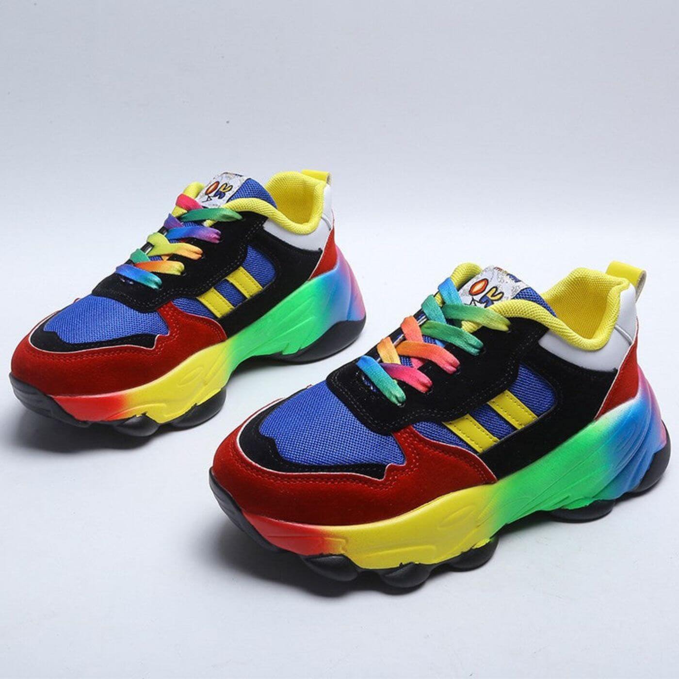 Zapatillas de colores