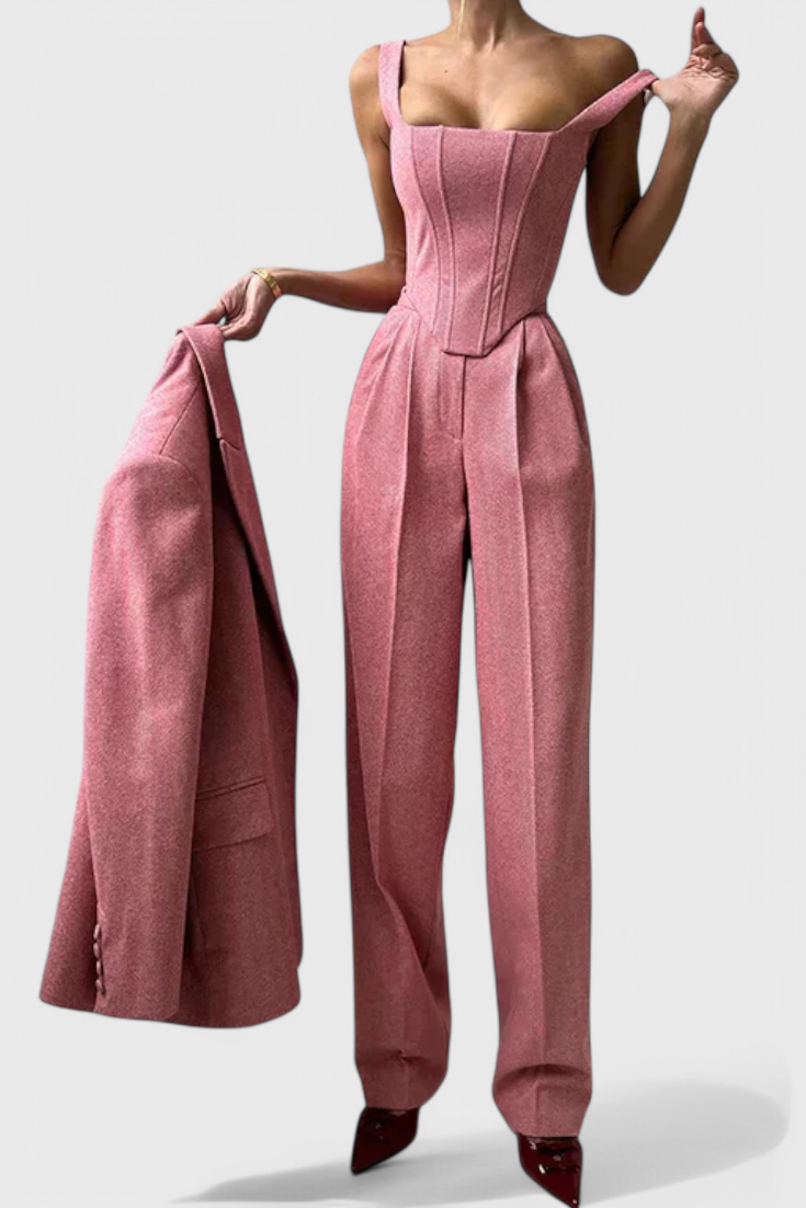 Traje de Pantalón para una Elegancia Confiada