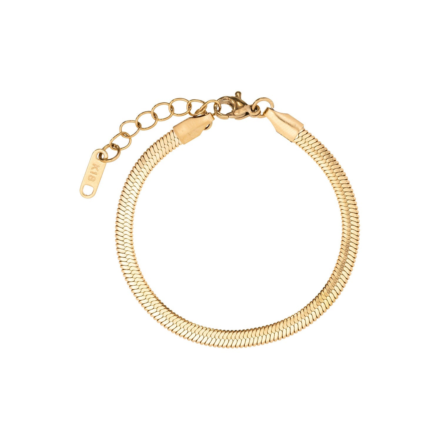 Pulsera cadena plana