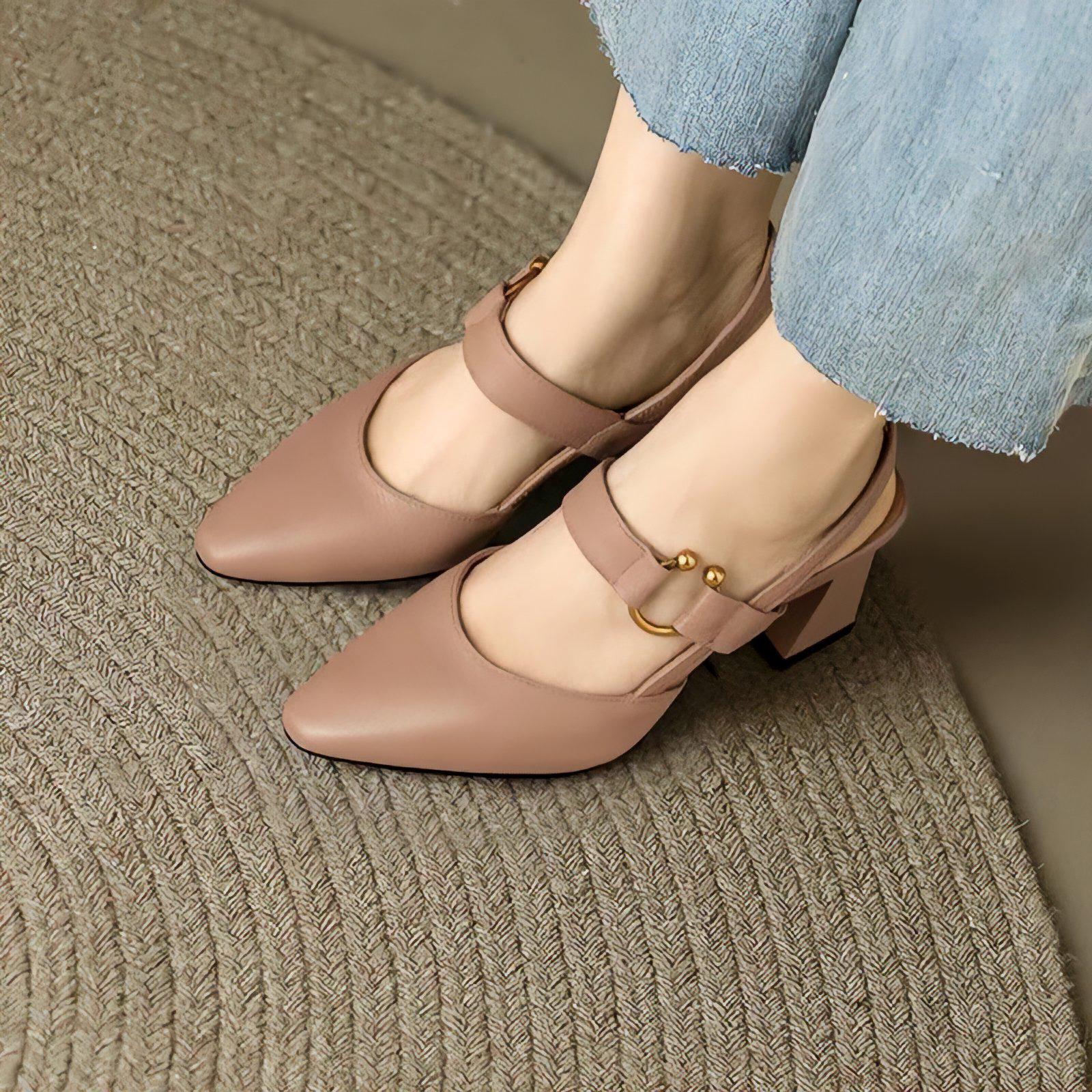 Zapatos de tacón cómodos y elegantes