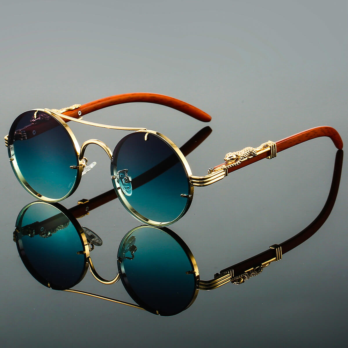 Saventi - Gafas de Sol Estilo Retro