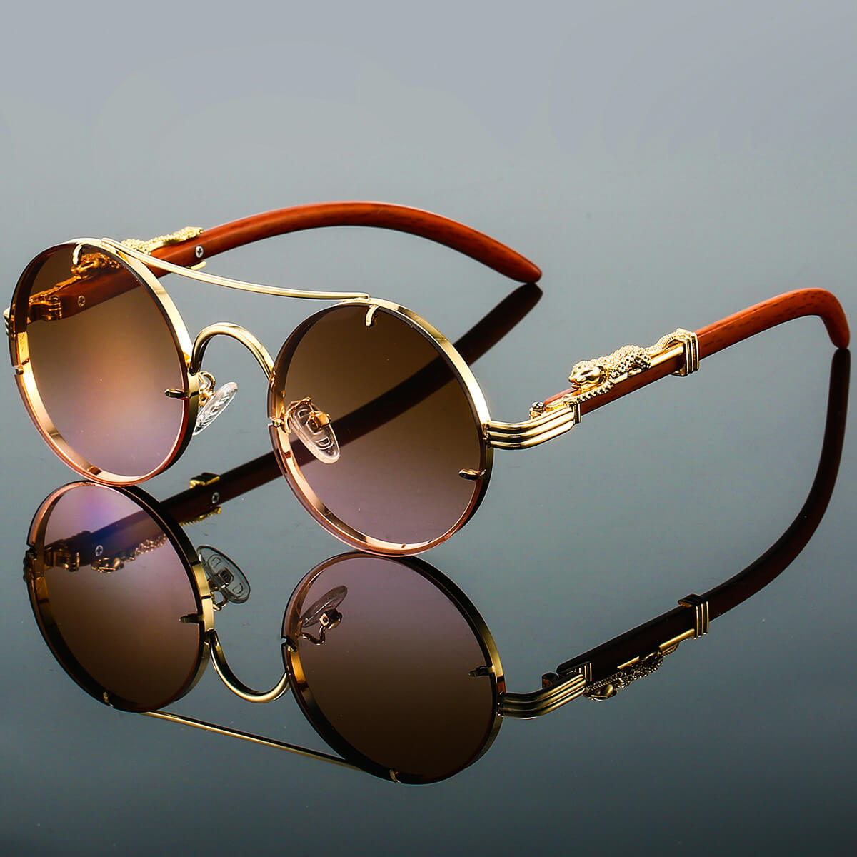 Saventi - Gafas de Sol Estilo Retro