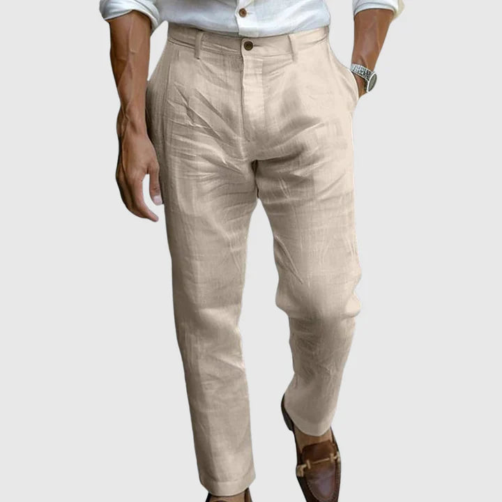 Pantalones de lino Mykonos