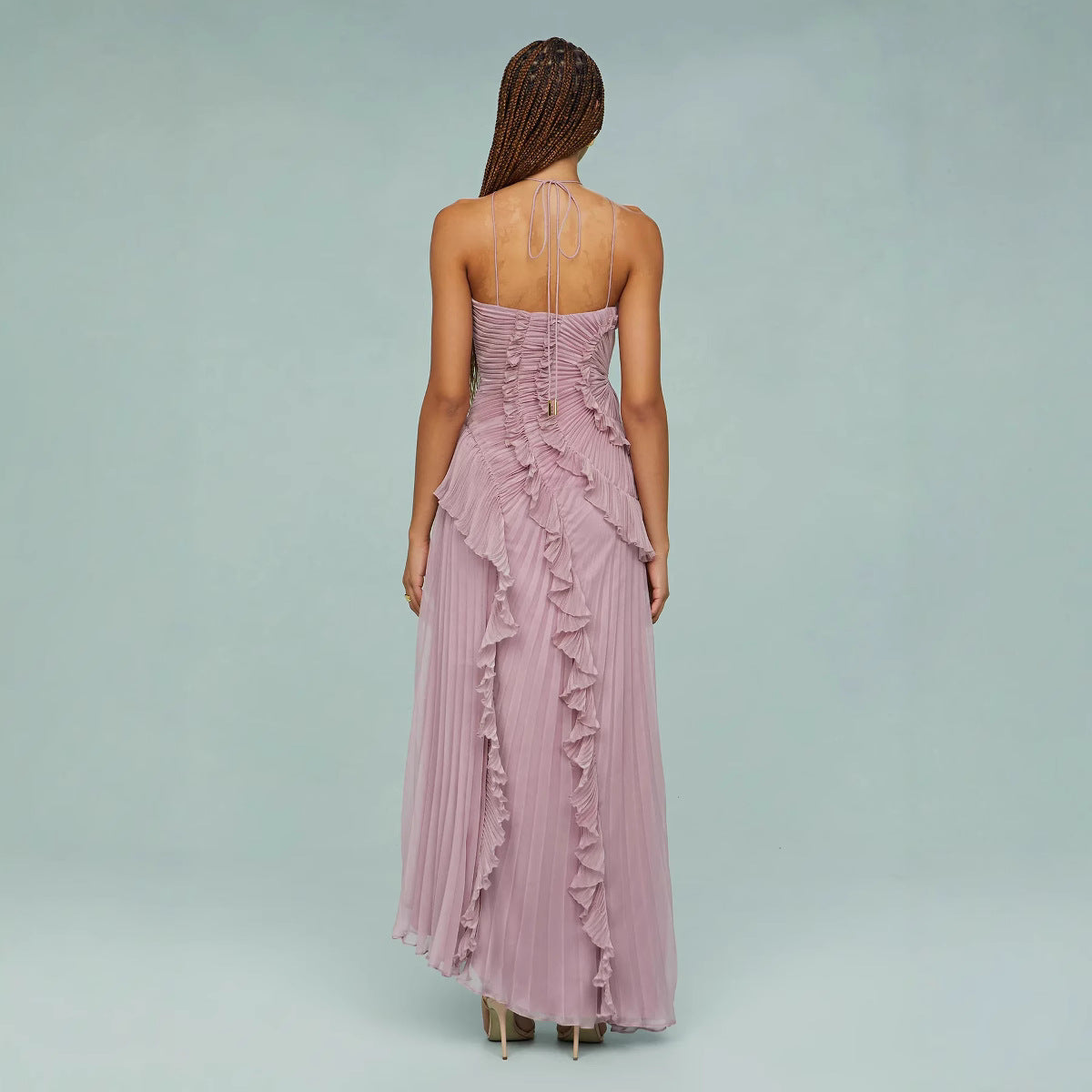 Vestido de Lila Susurrante