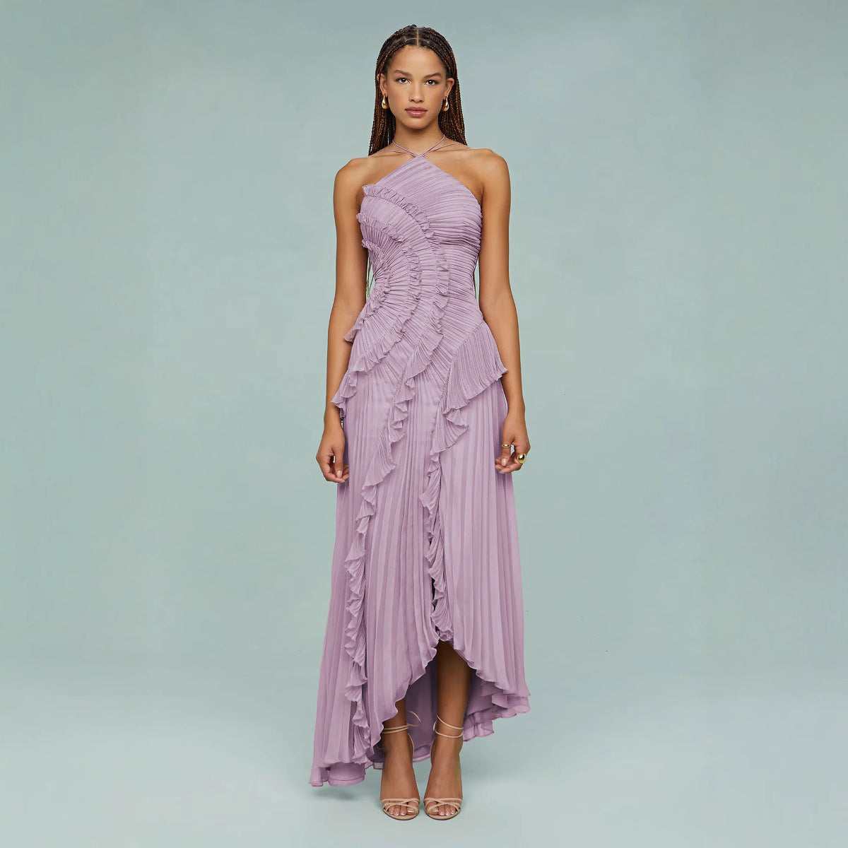 Vestido de Lila Susurrante