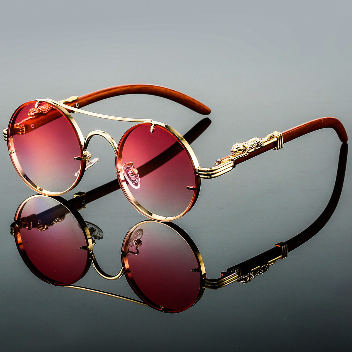 Saventi - Gafas de Sol Estilo Retro