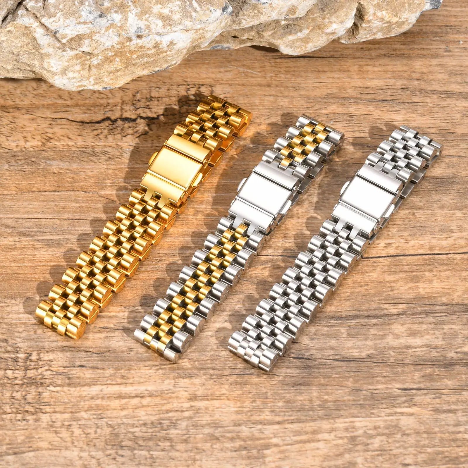 Pulsera President 15mm Acero Inoxidable