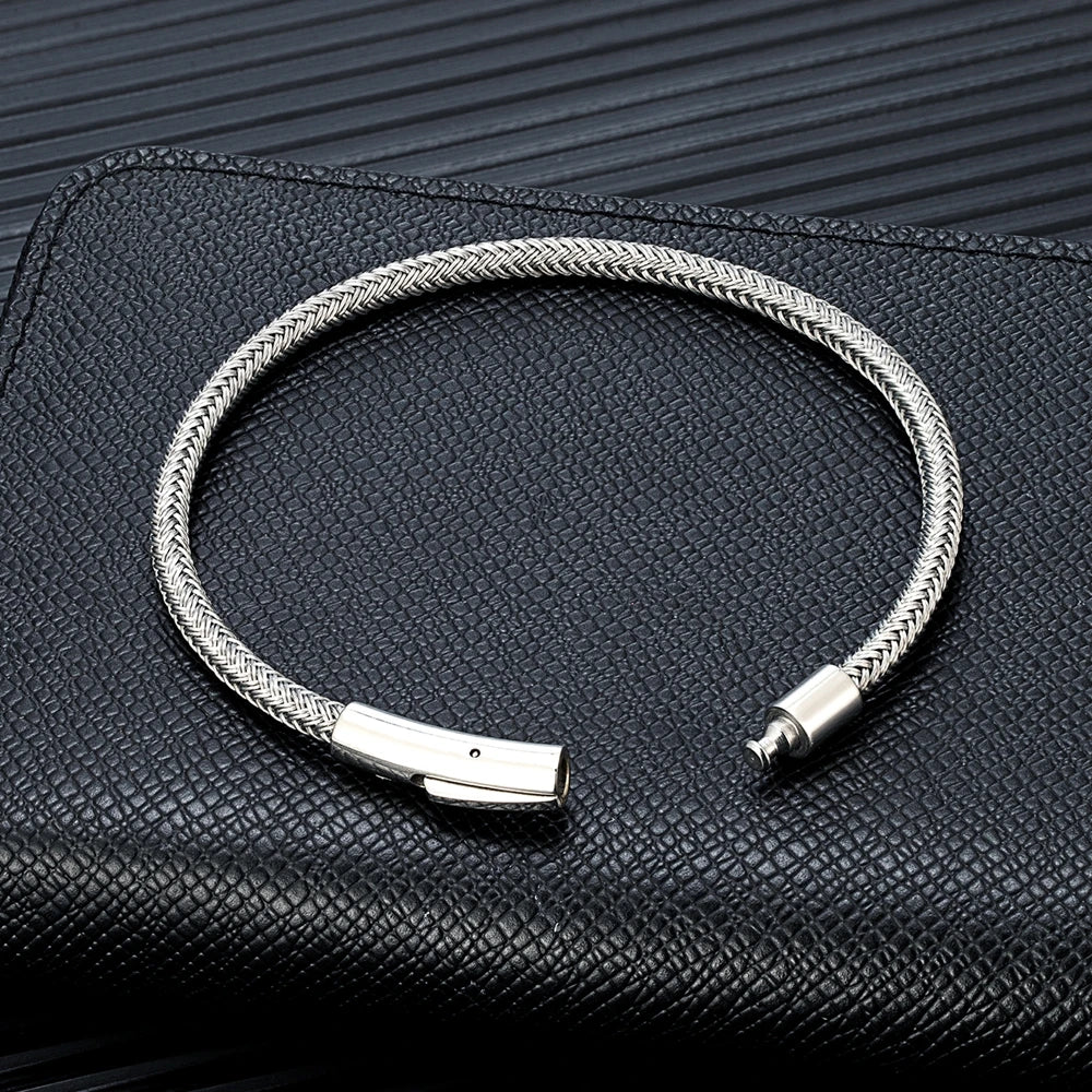 Pulsera de cable de acero inoxidable