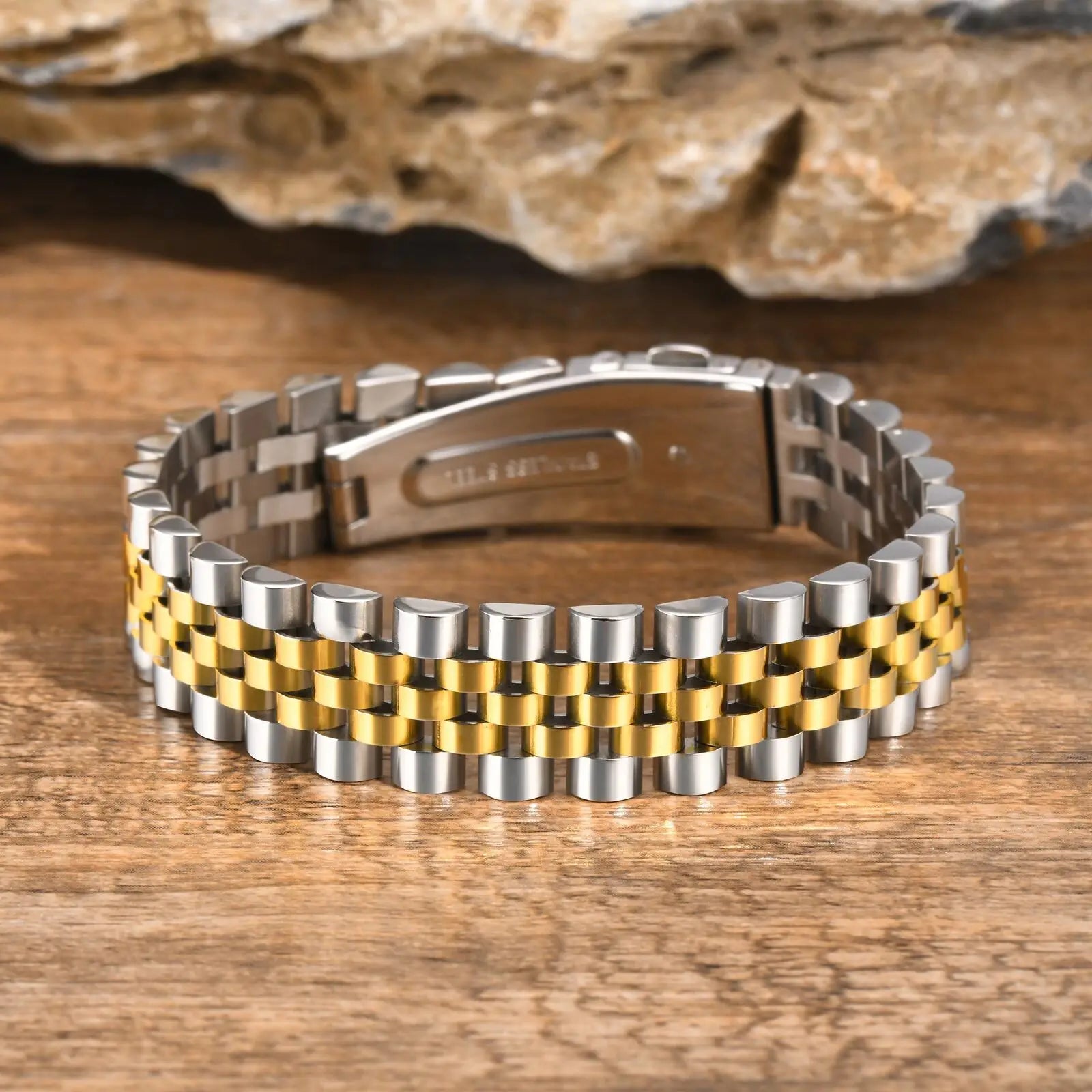 Pulsera President 15mm Acero Inoxidable