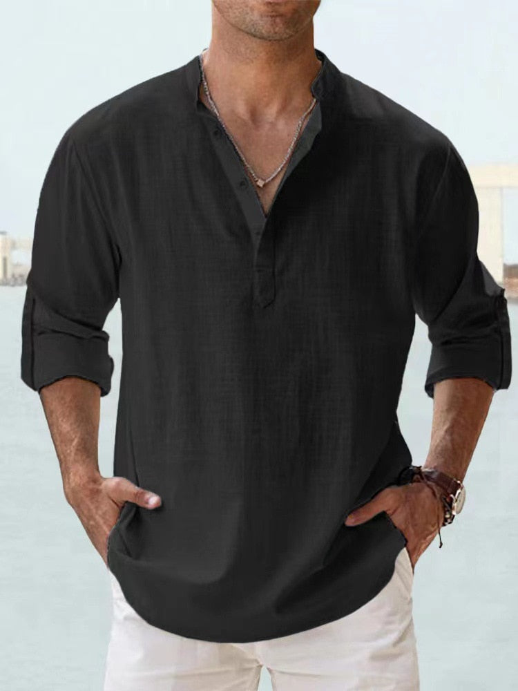 Saventi™ | Camisa de lino transpirable